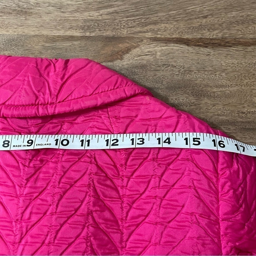 Vintage La Sport Dupont Zepel 70s All Weather Button Down Hot Pink Trench Coat‎ - Picture 14 of 16